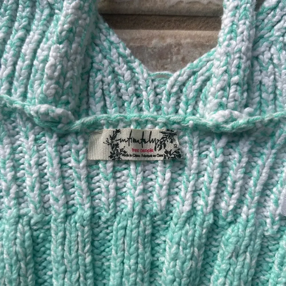Free People Knit Cropped Tank Top